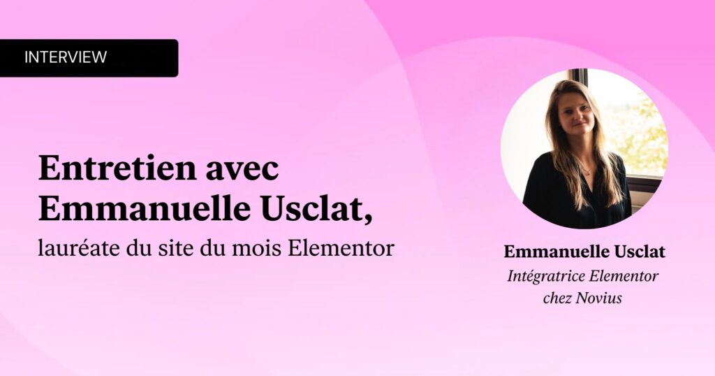Interview Emmanuelle Usclat